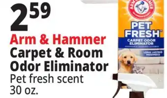 Ocean State Job Lot Arm & hammer pet fresh carpet odor eliminator, 30 oz offer