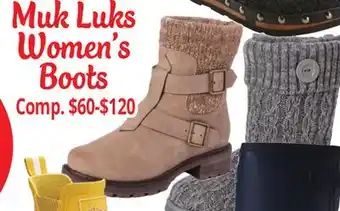 Ocean State Job Lot Muk luks women's boots offer