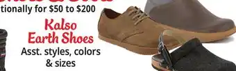 Ocean State Job Lot Kalso earth shoes offer