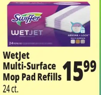 Ocean State Job Lot Wetjet multi-surface mop pad refills offer