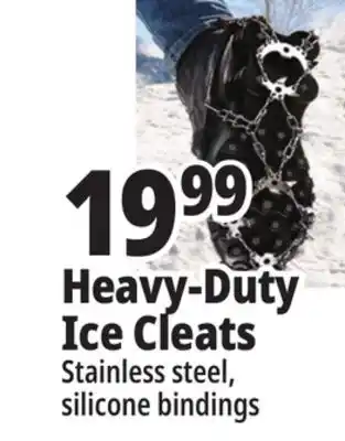 Ocean State Job Lot Heavy-duty ice cleats offer