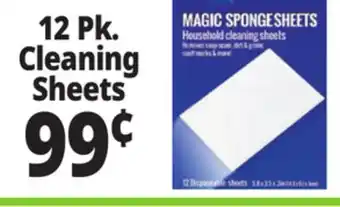Ocean State Job Lot 12 pk. cleaning sheets offer