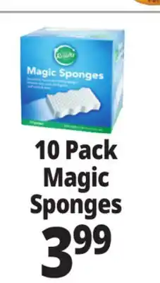 Ocean State Job Lot Resultz magic sponges, 10 count offer