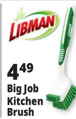 Ocean State Job Lot Libman big job kitchen brush offer