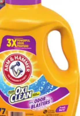 Ocean State Job Lot Arm & hammer plus oxi clean laundry detergent offer