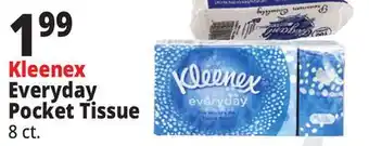 Ocean State Job Lot Kleenex everyday facial tissue, 8 count offer
