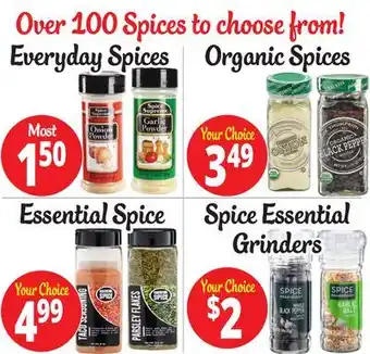 Ocean State Job Lot Spices offer