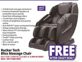 Ocean State Job Lot Rockertech chairs offer