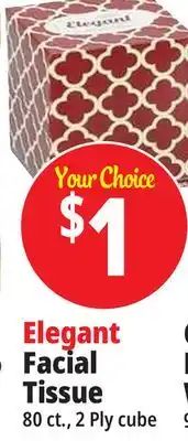 Ocean State Job Lot Elegant facial tissue offer