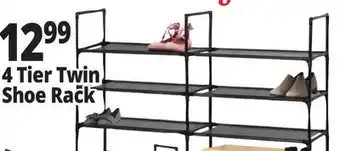 Ocean State Job Lot 4-tier double shoe rack offer