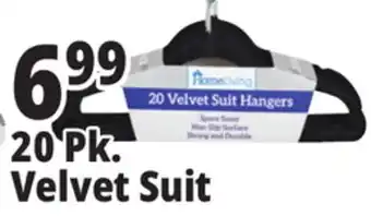 Ocean State Job Lot Homeliving velvet suit hangers, 20 count offer