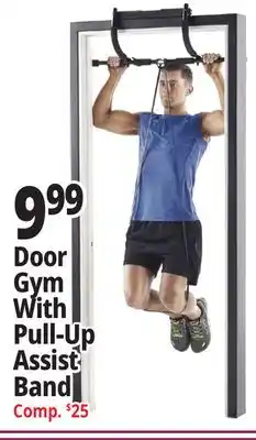 Ocean State Job Lot Door gym with pull-up assist band offer