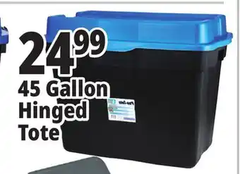Ocean State Job Lot Gracious living pro-tote hinged storage tote, 45 gal offer
