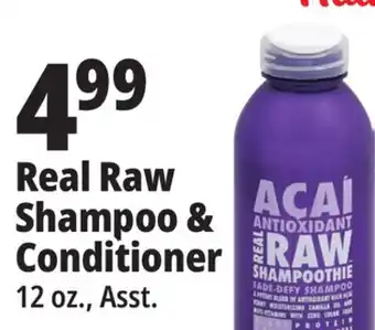 Ocean State Job Lot Real raw shampoo & conditioner offer