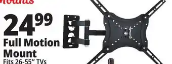 Ocean State Job Lot Techbunch full motion universal small tv wall mount offer