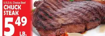 Bravo Supermarkets Chuck steak offer