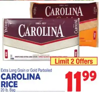 Bravo Supermarkets Carolina rice offer