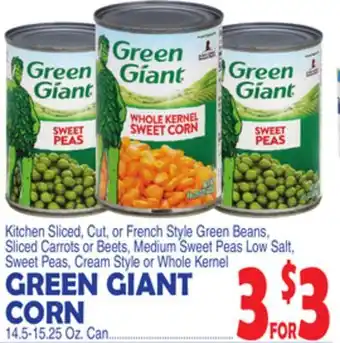Bravo Supermarkets Green giant corn offer