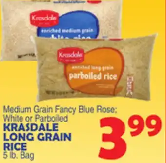 Bravo Supermarkets Krasdale long grain rice offer