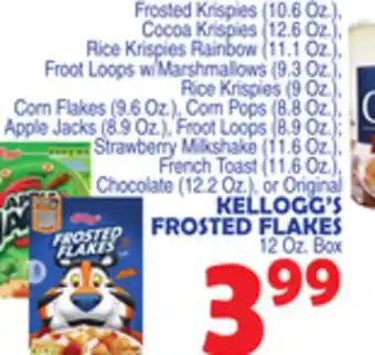 Bravo Supermarkets Kellogg's frosted flakes offer