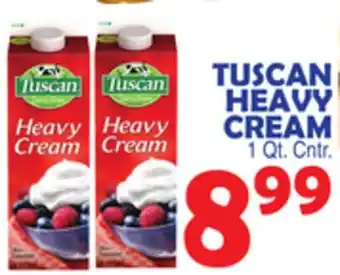 Bravo Supermarkets Tuscan heavy cream offer