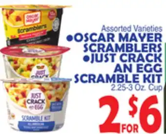 Bravo Supermarkets Oscar mayer scramblers, just crack an egg scramble kit offer
