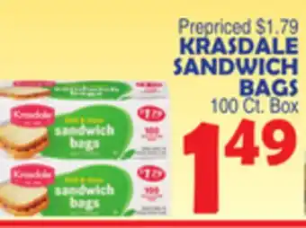 Bravo Supermarkets Krasdale sandwich bags offer