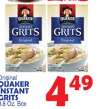 Bravo Supermarkets Quaker instant grits offer