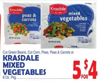 Bravo Supermarkets Krasdale mixed vegetables offer