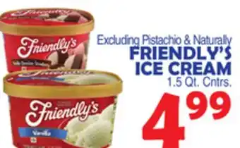 Bravo Supermarkets Friendly's ice cream offer
