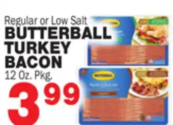 Bravo Supermarkets Butterball turkey bacon offer