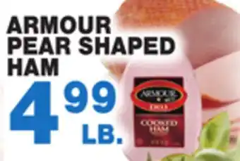 Bravo Supermarkets Armour pear shaped ham offer