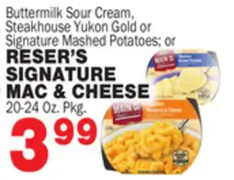 Bravo Supermarkets Reser's signature mac & cheese offer