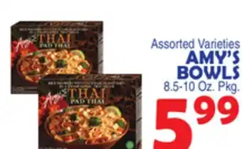 Bravo Supermarkets Amy's bowls offer
