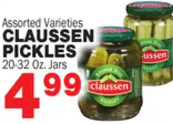 Bravo Supermarkets Claussen pickles offer