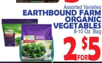 Bravo Supermarkets Earthbound farm organic vegetables offer