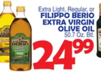 Bravo Supermarkets Filippo berio extra virgin olive oil offer