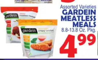 Bravo Supermarkets Gardein meatless meals offer