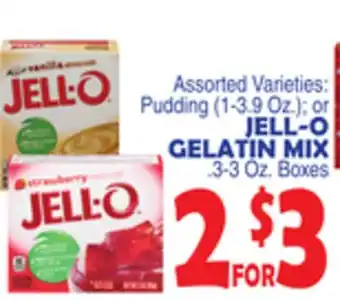Bravo Supermarkets Jell-o gelatin mix offer