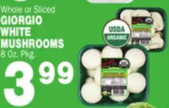 Bravo Supermarkets Giorgio white mushrooms offer
