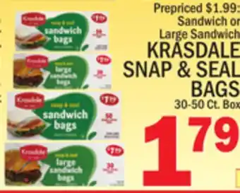 C Town Krasdale snap & seal bags offer