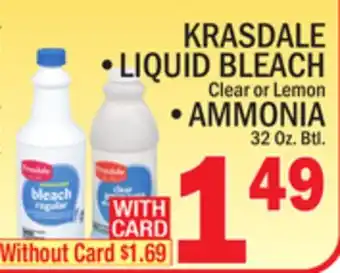 C Town Krasdale • liquid bleach offer