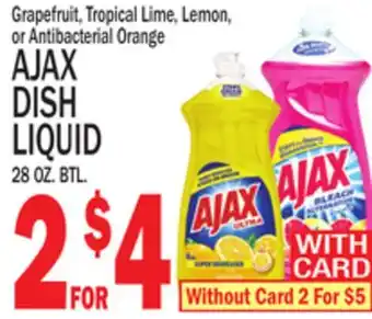 C Town Ajax dish liquid offer