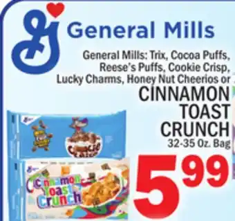 C Town Cinnamon toast crunch offer