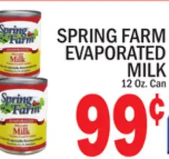 C Town Spring farm evaporated milk offer