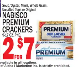 C Town Nabisco premium crackers offer