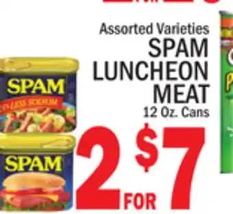 C Town Spam luncheon meat offer