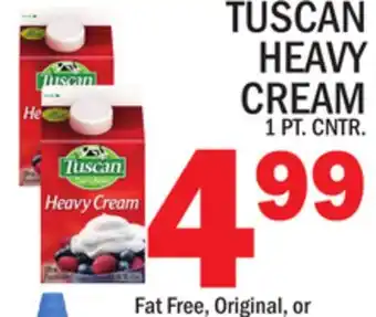 C Town Tuscan heavy cream offer