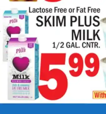 C Town Skim plus milk offer
