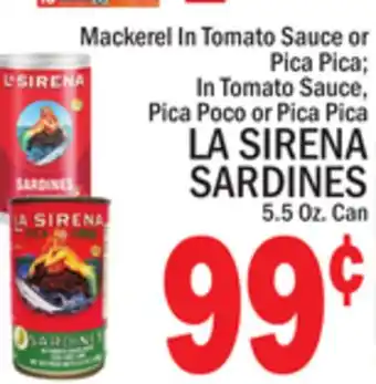 C Town La sirena sardines offer